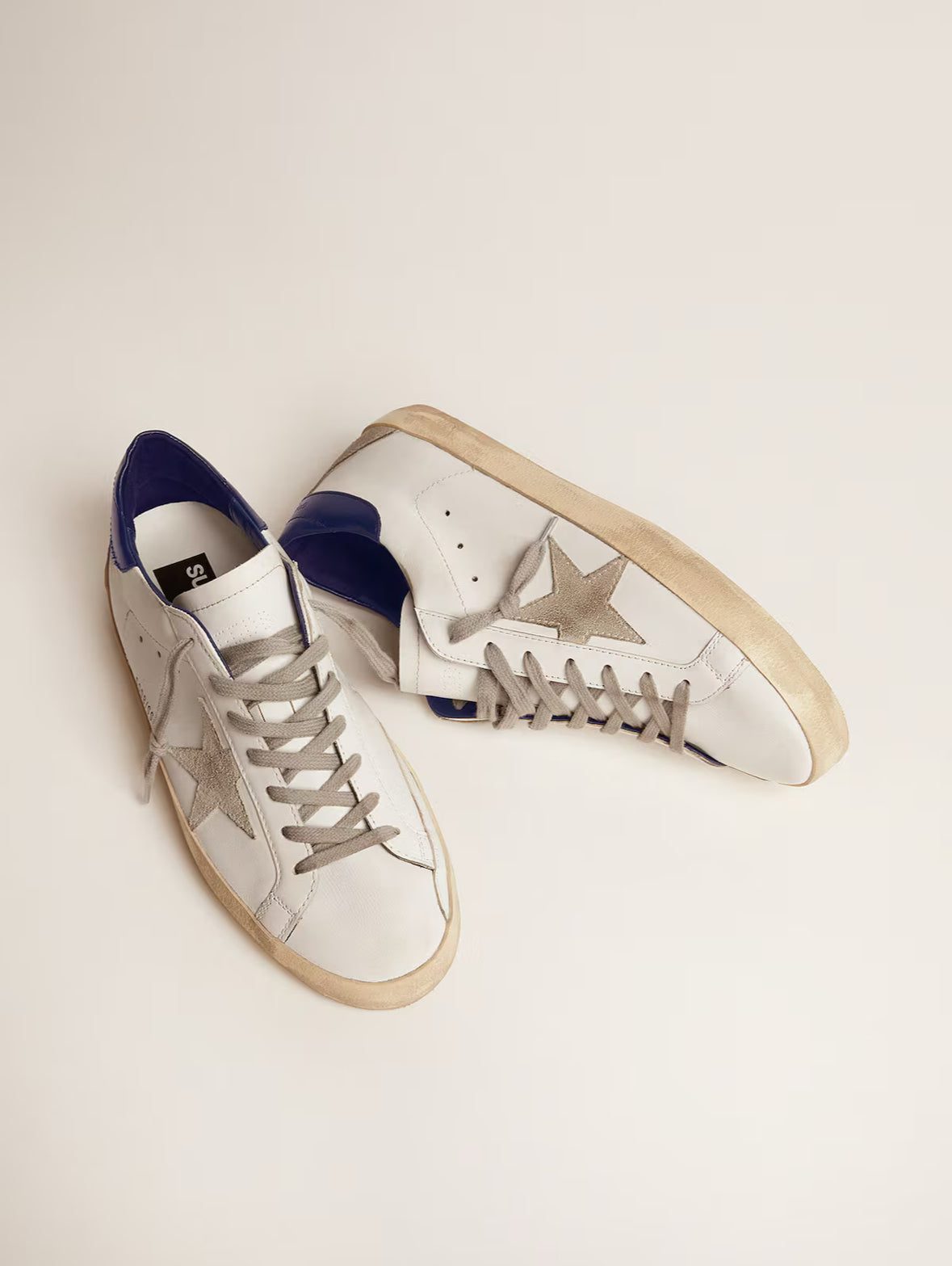 Super-Star Femme – Étoile en Daim & Contrefort Bleu