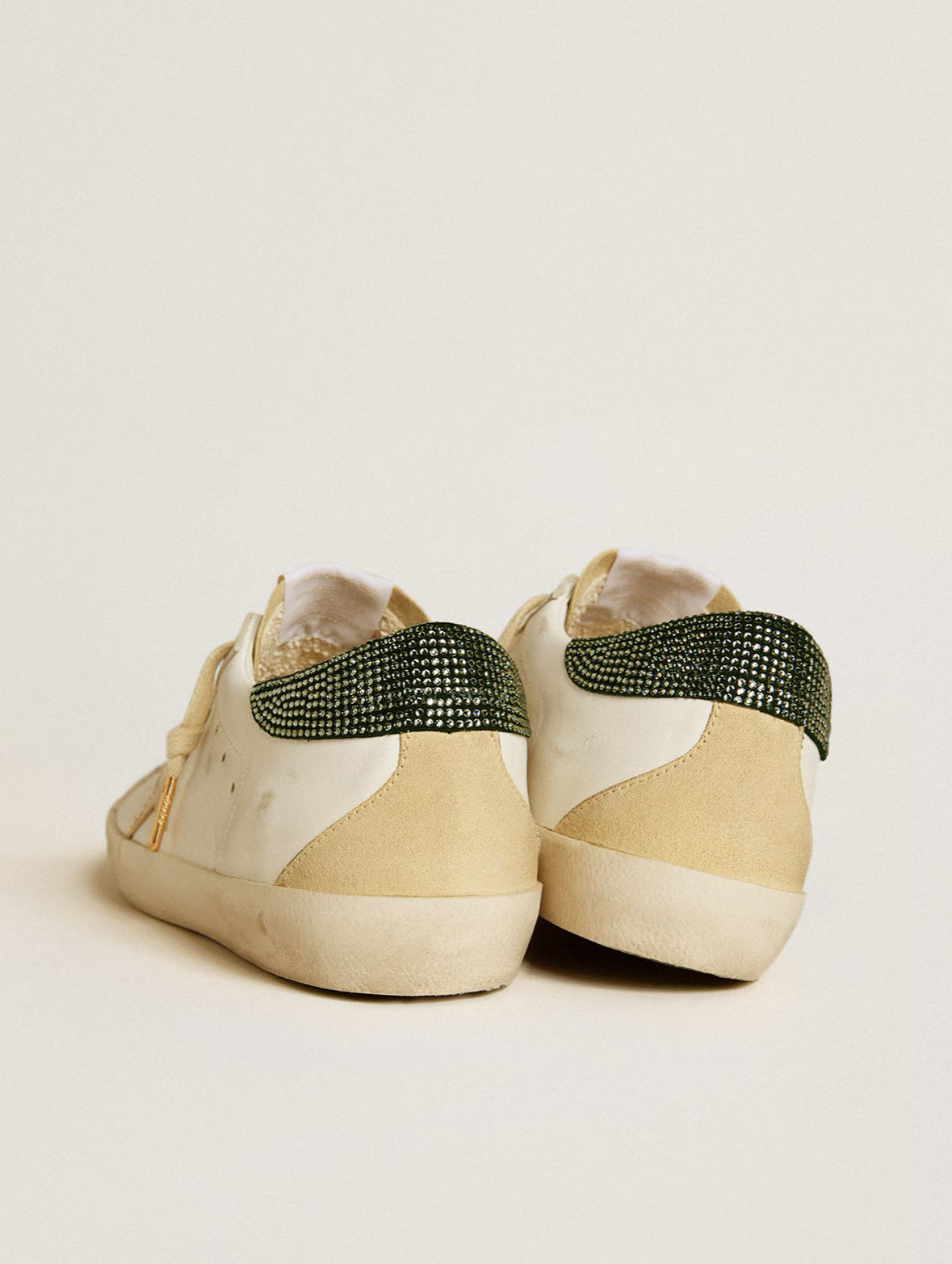 Super-Star LTD Femme – Étoile en Cuir & Contrefort Cristaux Swarovski