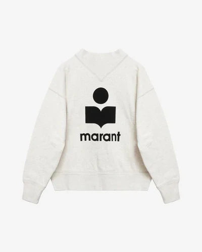 Sweatshirt Moby Femme Écru