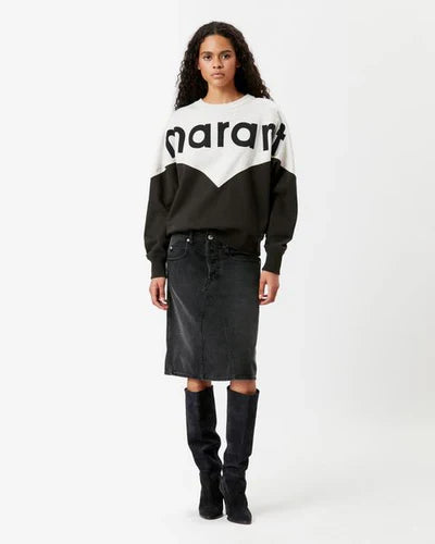 Sweatshirt Houston Femme Noir