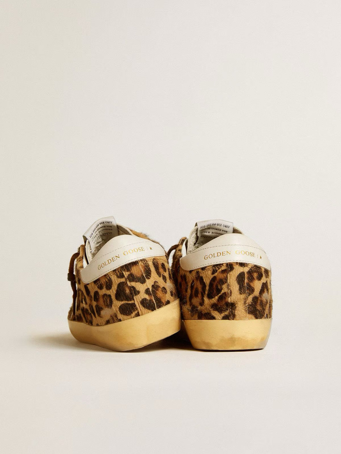 Super-Star LTD Femme – Cuir Façon Poulain à Imprimé Léopard