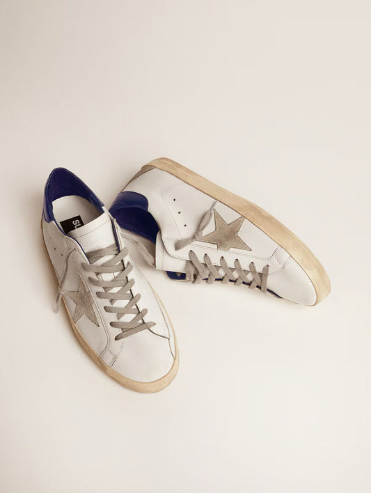 Super-Star Femme – Étoile en Daim & Contrefort Bleu