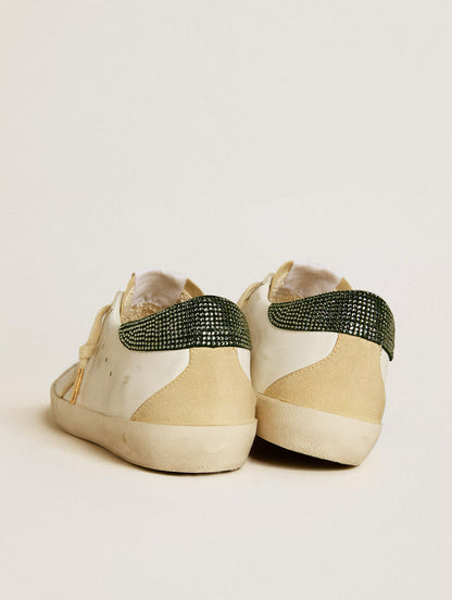Super-Star LTD Femme – Étoile en Cuir & Contrefort Cristaux Swarovski