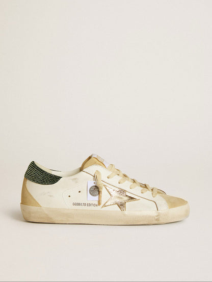Super-Star LTD Femme – Étoile en Cuir & Contrefort Cristaux Swarovski