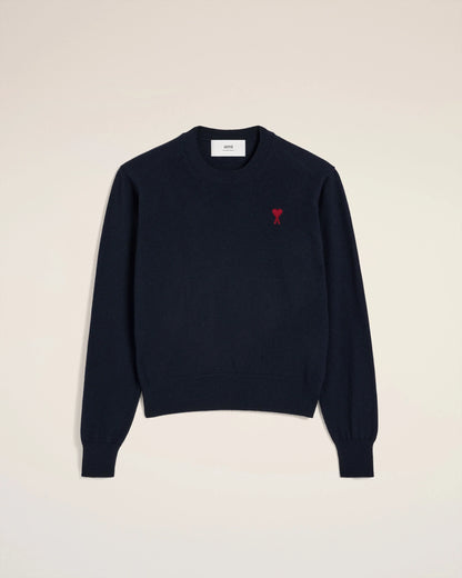 Pull col rond en laine